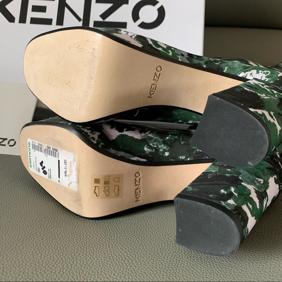 NWT KENZO Aquarelle glove platform boots - Picture 9 of 11